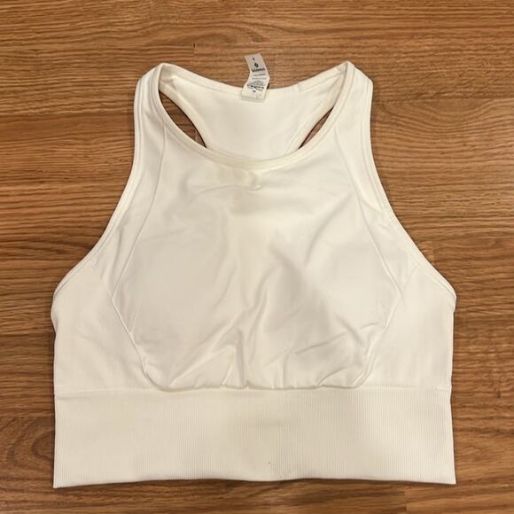 Lululemon Ebb to Train Bra In White - Picture 2 of 8